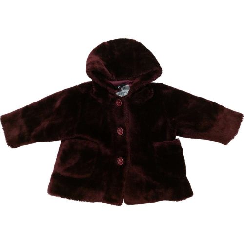 BéBé sötét bordó kislány kabát (80)