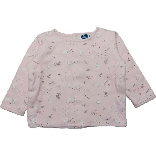 Mots d'efants nyuszis rózsaszín kislány pulóver (68)