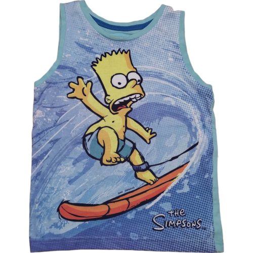 The Simpsons szörfözős Bart fiú ujjatlan felső (110)