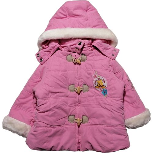 Disney rózsaszín Micimackós kislány kabát (80)
